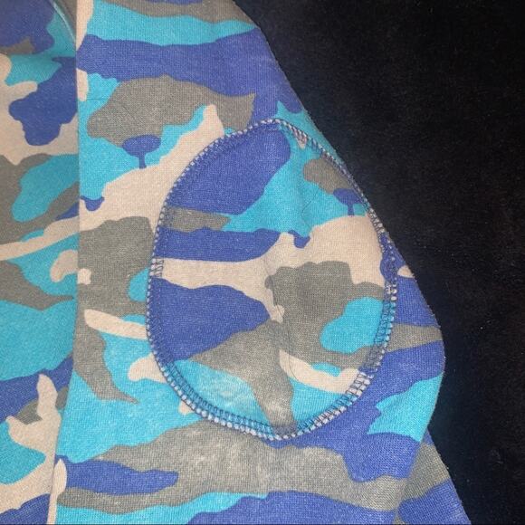 KINGS OF COLE TURQUOISE CAMOUFLAGE CAMO SWEATSHIRT - Picture 5 of 10